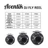 Aventik DJ Fly Reel 3/5 5/7 7/9 Super Large Arbor Fly Fishing Reel Fresh Water and Salt Water Aluminum Fly Reel Three Colors to Choose (Grey 7/9) view 4