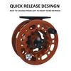 Aventik DJ Fly Reel 3/5 5/7 7/9 Super Large Arbor Fly Fishing Reel Fresh Water and Salt Water Aluminum Fly Reel Three Colors to Choose (Orange 5/7) view 2