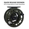 Aventik DJ Fly Reel 3/5 5/7 7/9 Super Large Arbor Fly Fishing Reel Fresh Water and Salt Water Aluminum Fly Reel Three Colors to Choose (Green 5/7) view 2