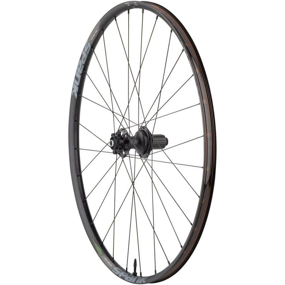 Flare 24 OC Vibrocore Black annodized Rim/Grey Logos - 142/QR135mm Rear Wheel