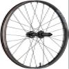 Flare 24 OC Vibrocore Black annodized Rim/Grey Logos - 142/QR135mm Rear Wheel view 2