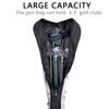 Konday Golf Club Travel Case Gun Bag Foldable with Hard Base,Driving Range Mini Course Practice Lightweight Golf Sundy Carry Bag for 7 Clubs,Gray view 4