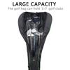 Konday Golf Club Travel Case Gun Bag Foldable with Hard Base,Driving Range Mini Course Practice Lightweight Golf Sundy Carry Bag for 7-9 Clubs,Black view 4