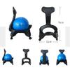SH-PH Yoga Ball Chair Office Fitness Ball Chair with Backrest - Includes Exercise (Color : C) view 3
