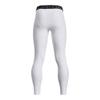 Under Armour Boys HeatGear Armour Leggings , White (100)/Black , X-Large view 2