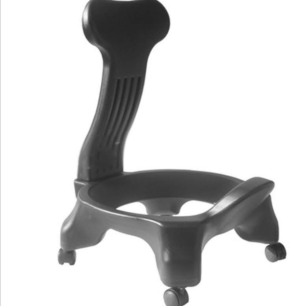 SH-PH Yoga Ball Chair Office Fitness Ball Chair with Backrest - Includes Exercise (Color : B)