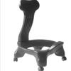 SH-PH Yoga Ball Chair Office Fitness Ball Chair with Backrest - Includes Exercise (Color : B) view 1