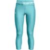 Under Armour Girls' HeatGear Armour Heather Crop , Cosmos Medium Heather (476)/Breeze , Youth Large view 1