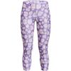 Under Armour Girls HeatGear Armour Printed Ankle CropDISC , Planet Purple (577)/Halo Gray , X-Large view 1