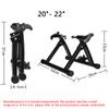 FHUILI Bicycle Turbo Trainer - Indoor Bike Trainer Stand - Stationary Exercise Trainer Stand - Fit 20-22" Mountain & Road Bicycle Support,A view 4