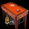 Simonis 860 Pool Table Cloth Replacement Kit for 7 FT Tables Includes Precut Bed and Rail Cloth, Horsehair Brush, Spots, and Chalk (Orange) view 4