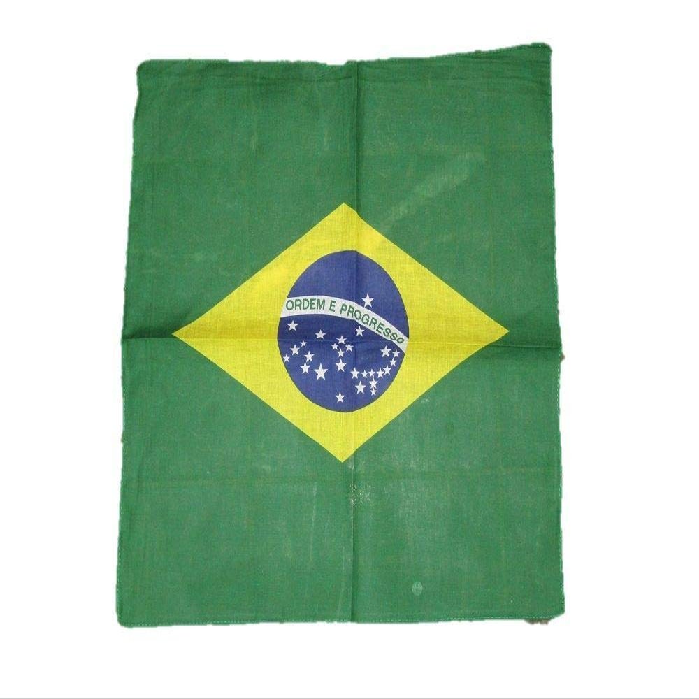 22"x22" Brazil Brazillian Ordem E Progresso Flag bandana Scarf Head Wrap Neck Headband bandana