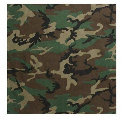 22"x22" Woodland Camo Jungle Camouflage bandana Scarf Head Wrap Neck Headband bandana