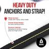 Cajun Tie Downs - Basketball Goal Anchor Tie Down Kit for Secure and Durable Court Setup, Trampoline Anchors, Ground Stakes Heavy Duty Anchor Kit, High Wind Basketball Hoop Anchor view 4