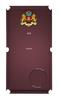 Simonis 860 Pool Table Cloth Replacement Kit for 8 FT Tables Includes Precut Bed and Rail Cloth, Horsehair Brush, Spots, and Chalk (Wine) view 1