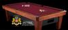 Simonis 860 Pool Table Cloth Replacement Kit for 8 FT Tables Includes Precut Bed and Rail Cloth, Horsehair Brush, Spots, and Chalk (Wine) view 4