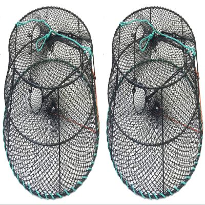 2-Pack of KUFA Sports Vinyl Coated Tower Style Prawn Trap (30"x20"x12"H, Mesh:1-3/4") CT79x2