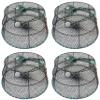 4-Pack of KUFA Sports Vinyl Coated Tower Style Prawn Trap (30"x20"x12"H, Mesh:1-3/4") CT79x4 view 1
