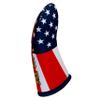 Trump Golf Driver Headcover  Funny MAGA HUUUGE Drive USA Patriotic Club Cover  Thick Foam Protection  Easy On/Off  Great Golf Gift by BeeJos view 3