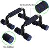 Readaeer Push Up Bars Gym Exercise Equipment Fitness 1 Pair Pushup Handles with Cushioned Foam Grip and Non-Slip Sturdy Structure Push Up Bar for Men & Women (Blue) view 3