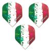 Art Attack Designa Italy Italian Flag Dart Flights, Red White & Green Holographic Strong Standard Dart Flights (1 Set) view 1