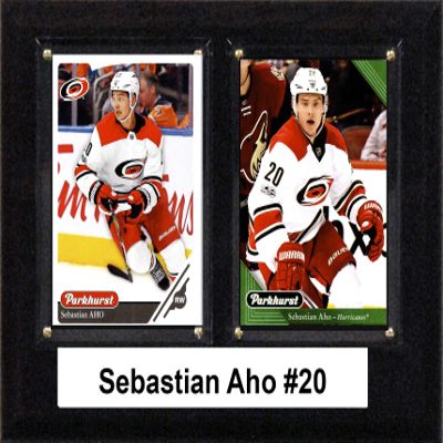 NHL 6"x8" Sebastian Aho Carolina Hurricanes Two Card Plaque