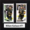 C & I Collectibles NHL 6"x8" William Karlsson Las Vegas Golden Knights Two Card Plaque view 1