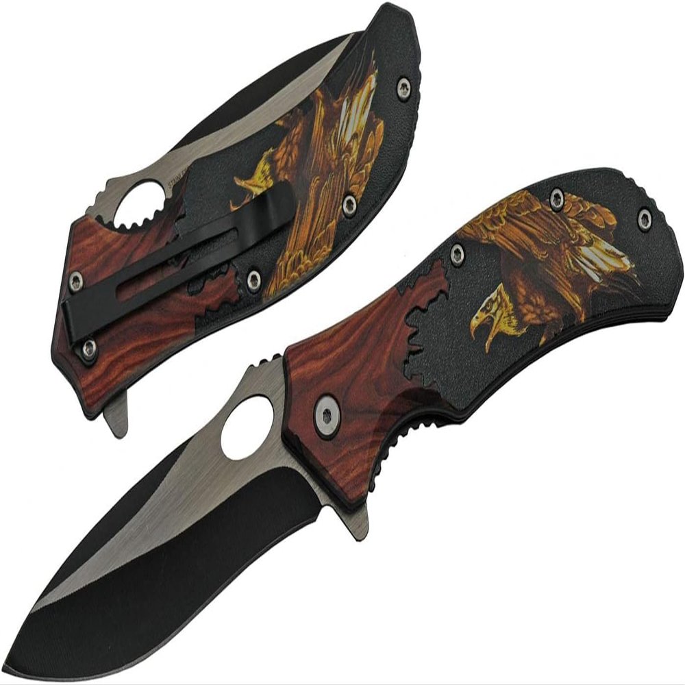 Rite Edge 4.75" TWO TONED EAGLE LINER LOCK