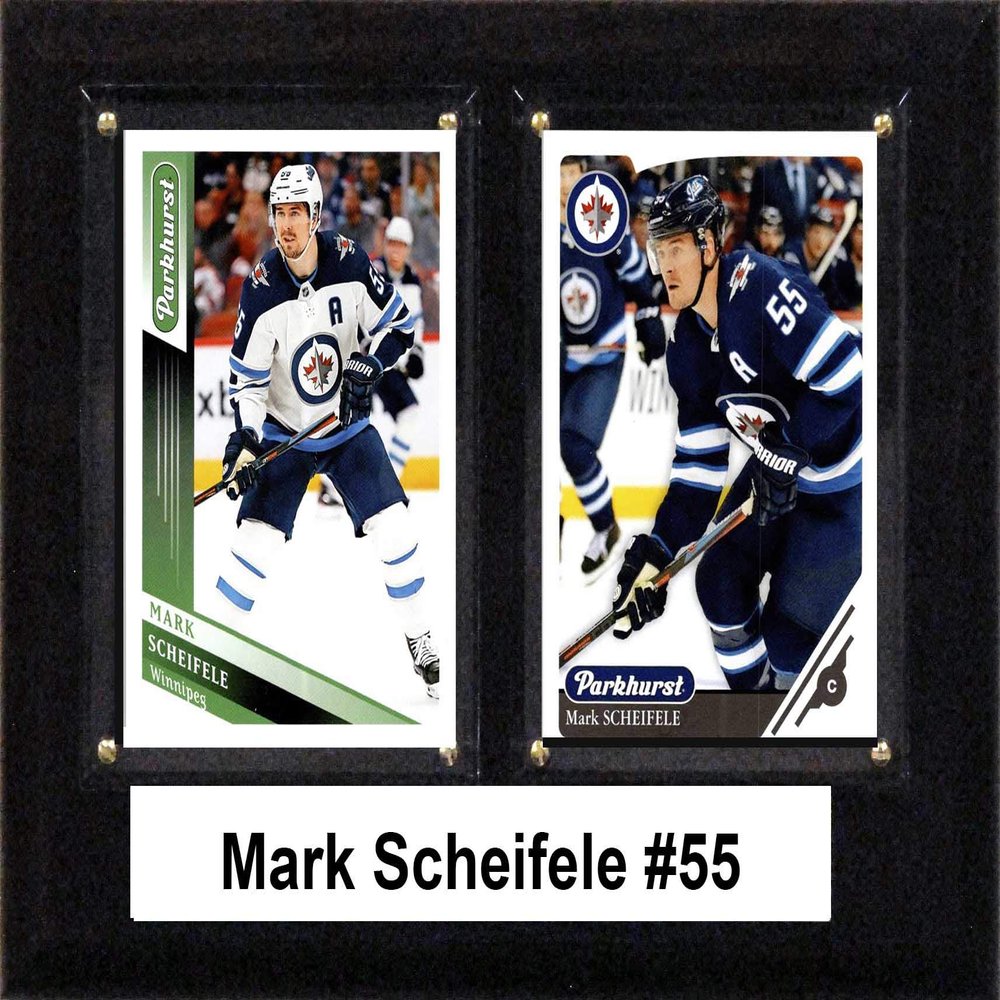C & I Collectibles NHL 6"x8" Mark Scheifele Winnipeg Jets Two Card Plaque