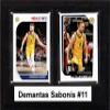 C & I Collectibles NBA 6"x8" Demantas Sabonis Indiana Pacers Two Card Plaque view 1
