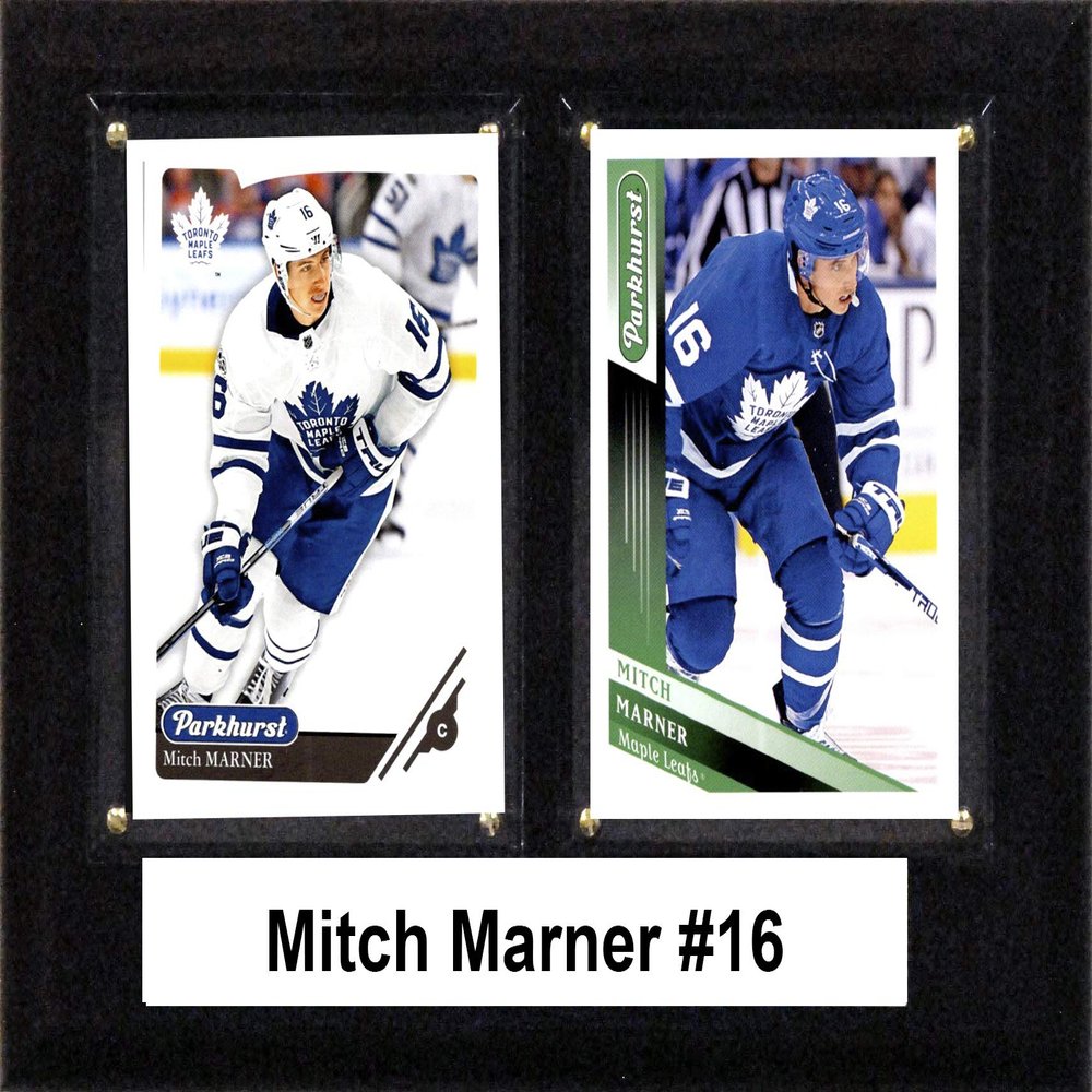 C & I Collectibles NHL 6"x8" Mitch Marner Toronto Maple Leafs Two Card Plaque