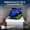 Acrylic Display Case for Baseball Batting Helmet Premium Baseball Display Case with Turf Base and Polished Edges Durable Display Cases for Collectibles .Dim:12.25" L x 10" W x 10.5" H (V22) view 2