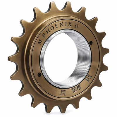 Alomejor Freewheel Chain Sprocket Steel Road Freewheel 18 Tooth Single Speed Flywheel
