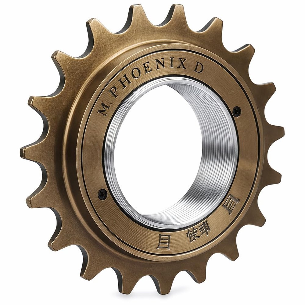 Alomejor Freewheel Chain Sprocket Steel Road Freewheel 18 Tooth Single Speed Flywheel