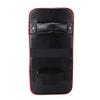 Martial Arts Kickboxing Strike Pad, PU Leather Training Block Pad with Ventilation Holes, Red, Ergonomic Grip for Boxing, Taekwondo view 1