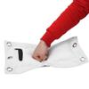 Wing Chun Wall Canvas Punch Empty Sand Bag with for Muay Thai, Heavy Canvas Material, Light Beige view 3