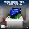 Acrylic Display Case for Baseball Batting Helmet Premium Baseball Display Case with Turf Base and Polished Edges Durable Display Cases for Collectibles .Dim:12.25" L x 10" W x 10.5" H (V22) view 2
