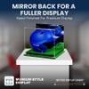 Acrylic Display Case for Baseball Batting Helmet Premium Baseball Display Case with Turf Base and Polished Edges Durable Display Cases for Collectibles .Dim:12.25" L x 10" W x 10.5" H (V22) view 2