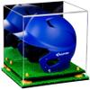 Acrylic Display Case for Baseball Batting Helmet Premium Baseball Display Case with Turf Base and Polished Edges Durable Display Cases for Collectibles .Dim:12.25" L x 10" W x 10.5" H (V22) view 1