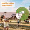 Badminton Volleyball Tennis Net for Indoor and Outdoor, 6.5M / 21.3 FT Portable Adjustable Foldable Training Badminton Mesh Net with Nylon Rope Hang for Outdoor/Indoor Court, Backyard, Beach, Park view 2