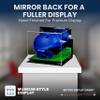 Acrylic Display Case for Baseball Batting Helmet Premium Baseball Display Case with Turf Base and Polished Edges Durable Display Cases for Collectibles .Dim:12.25" L x 10" W x 10.5" H(V22) view 2