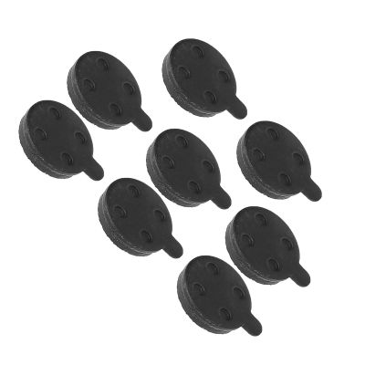 4 Pairs Brake Pad, Red Copper Semi Metal Brake Pad Brake Disc Rotor Pad Fit for 10in Electric Scooter Disc Brake Pads Uberscoot Parts Pastillas para Freno De Disco Scooter