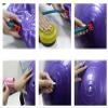 SH-PH Fitness Yoga Ball Women Thicken Explosion Pregnant Women Sports Slimming Children Balance Yoga Big Ball 65cm (Color : Purple) view 4