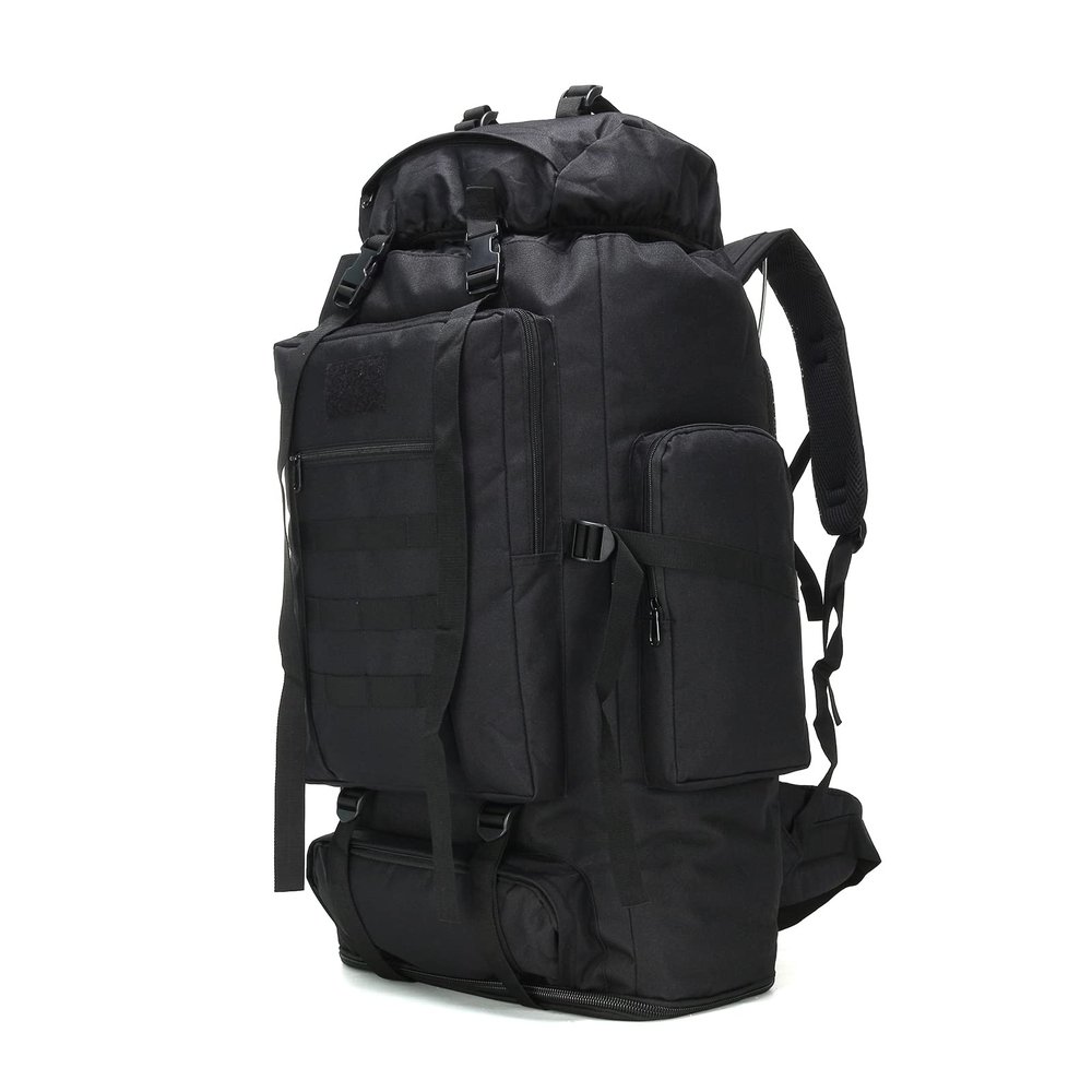 W WINTMING Hiking Backpack for Men 70L/100L Camping Backpack Military Rucksack Molle 3 Days Assault Pack for Climbing