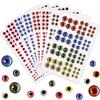 1242 Pieces 3D 4D Fishing Eyes Oval Realistic Lure Eyes for Making Fishing Bait Fly Tying Streamers Lures Crafts (6 Sizes: 3 mm/ 4 mm/ 5 mm/ 6 mm/ 8 mm/ 10 mm) view 1