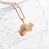 XSMZB Fish Urn Necklaces for Ashes Stainless Steel Keepsake Funeral Pendant Locket Memorial Cremation Jewelry for Men Women (Rose Gold) view 3