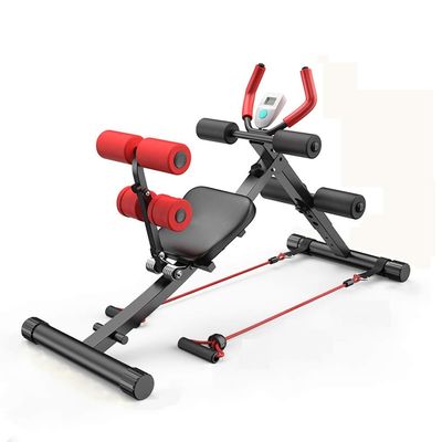 Abdominal Machine Abdominal Exercise Fitness Equipment Home Foldable Abdominal Training Machine Ab Rocket Exerciser Core & Abdominal Trainers Multi-Workout Abdominal Machine (Color : Black)