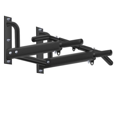 Swwin Pull Up Bars Wall Mounted Multi-Grip Chin-up Station Home Gym Exercise Workout Equipment Strength Training Equipment Fitness Equipment Single Parallel Bars for Walls (A. B, C : A)