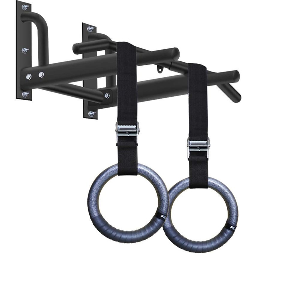 Swwin Pull Up Bars Wall Mounted Multi-Grip Chin-up Station Home Gym Exercise Workout Equipment Strength Training Equipment Fitness Equipment Single Parallel Bars for Walls (A. B, C : C)