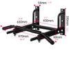 Swwin Pull Up Bars Wall Mounted Multi-Grip Chin-up Station Home Gym Exercise Workout Equipment Strength Training Equipment Fitness Equipment Single Parallel Bars for Walls (A. B, C : C) view 4